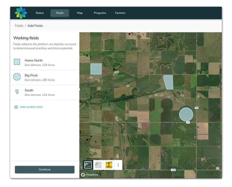 CIBO field-level sustainability data